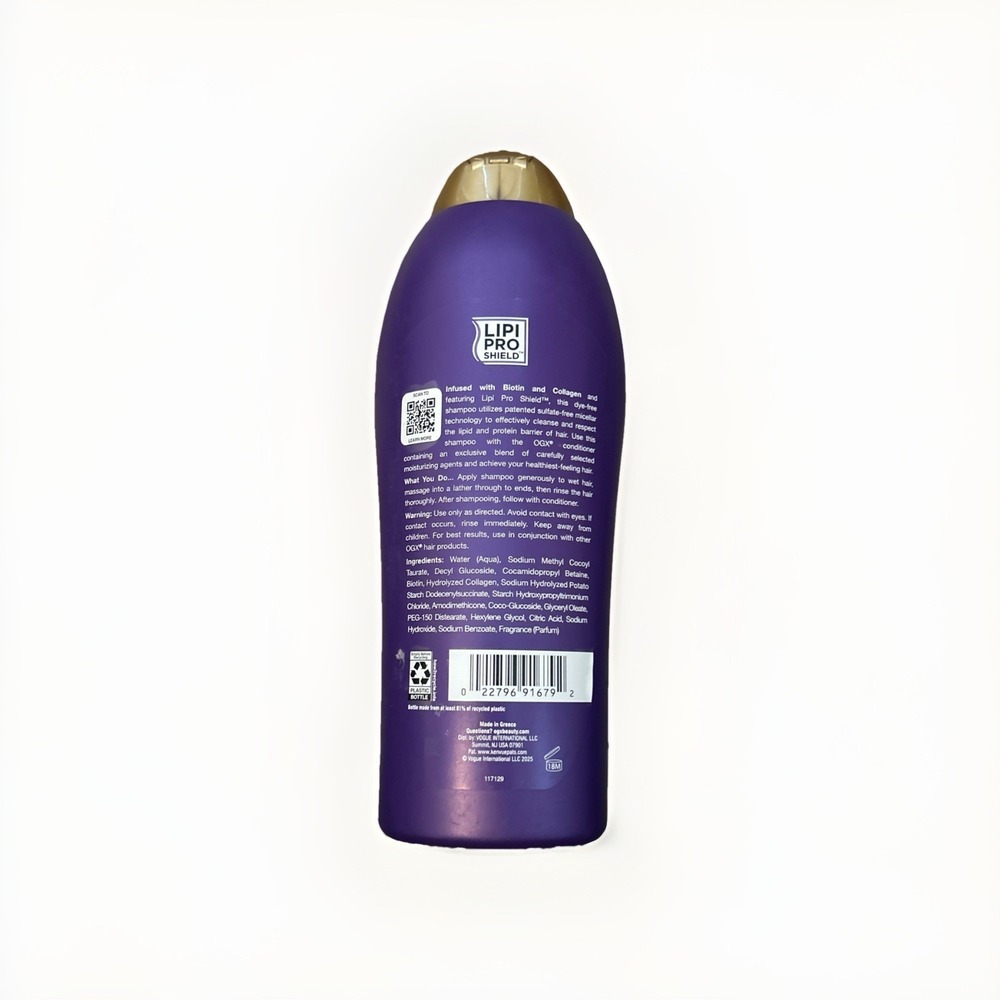 OGX Thick & Full+Biotin & Collagen Volumizing Shampoo Sulfate Free - 25.4 fl oz - Picture 2 of 2